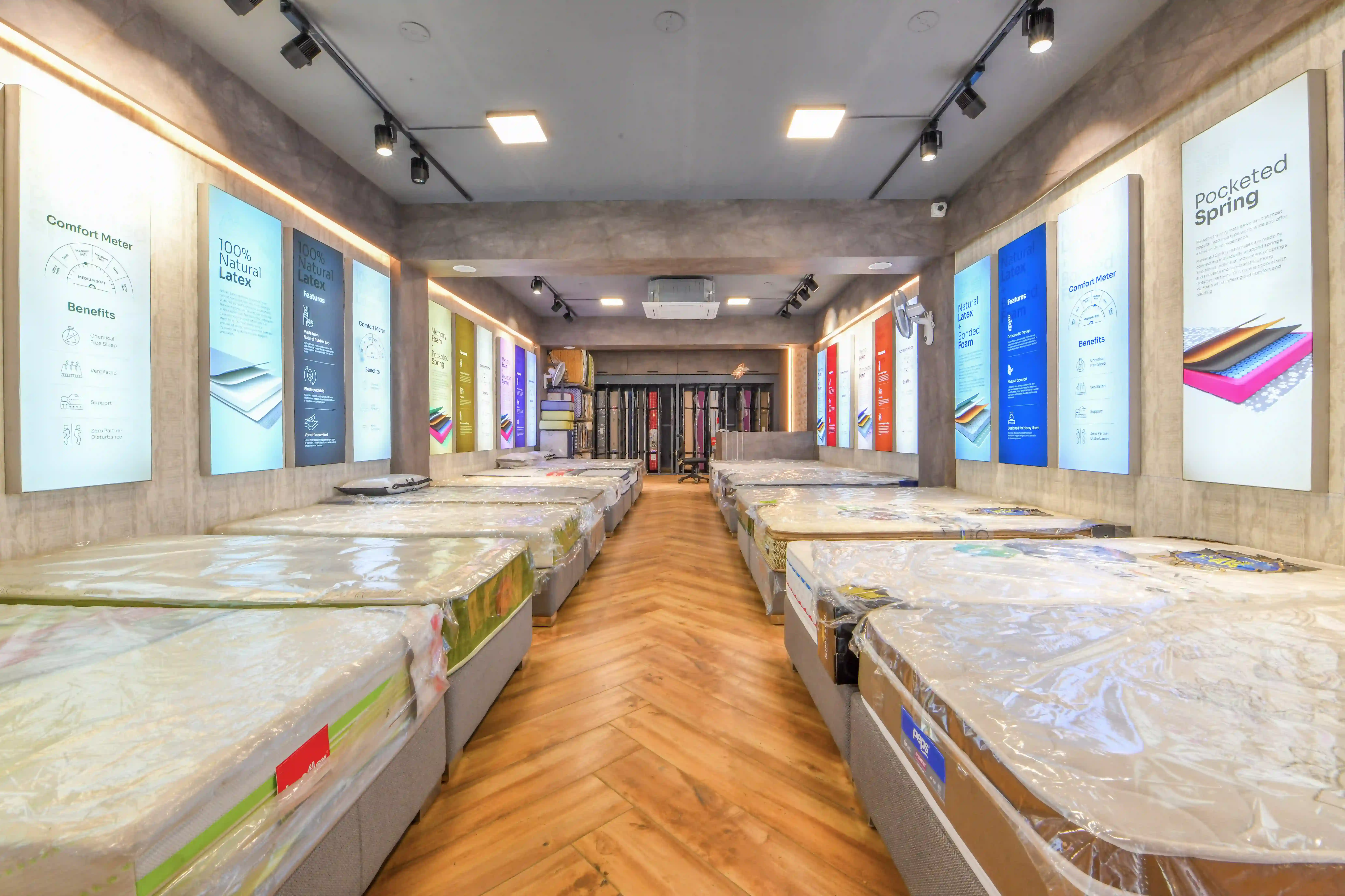 Universal Mattress commercial Interior Project